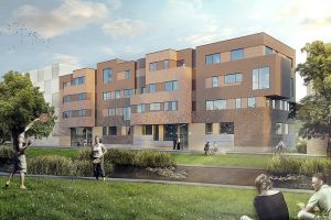 Bauprojekt der Baugemeinschaft Jenfelder Au südlich des Kuehnbachteichs (Bild: CONPLAN)